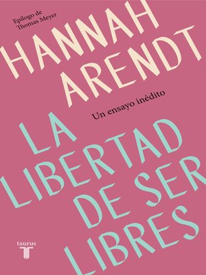 cover image of La libertad de ser libres